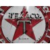New Texaco Gasoline Motor Oils Porcelain Neon Sign - 48" Diameter